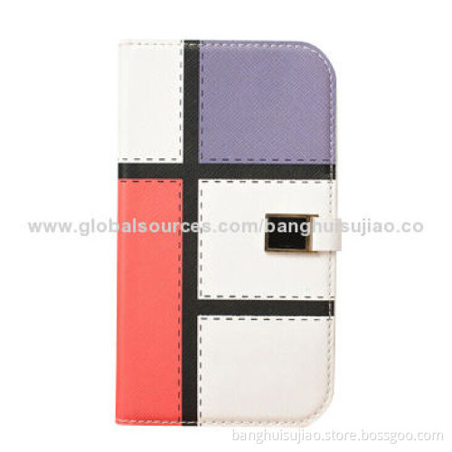 PU Leather Case for Samsung Galaxy S4 with Stand Function